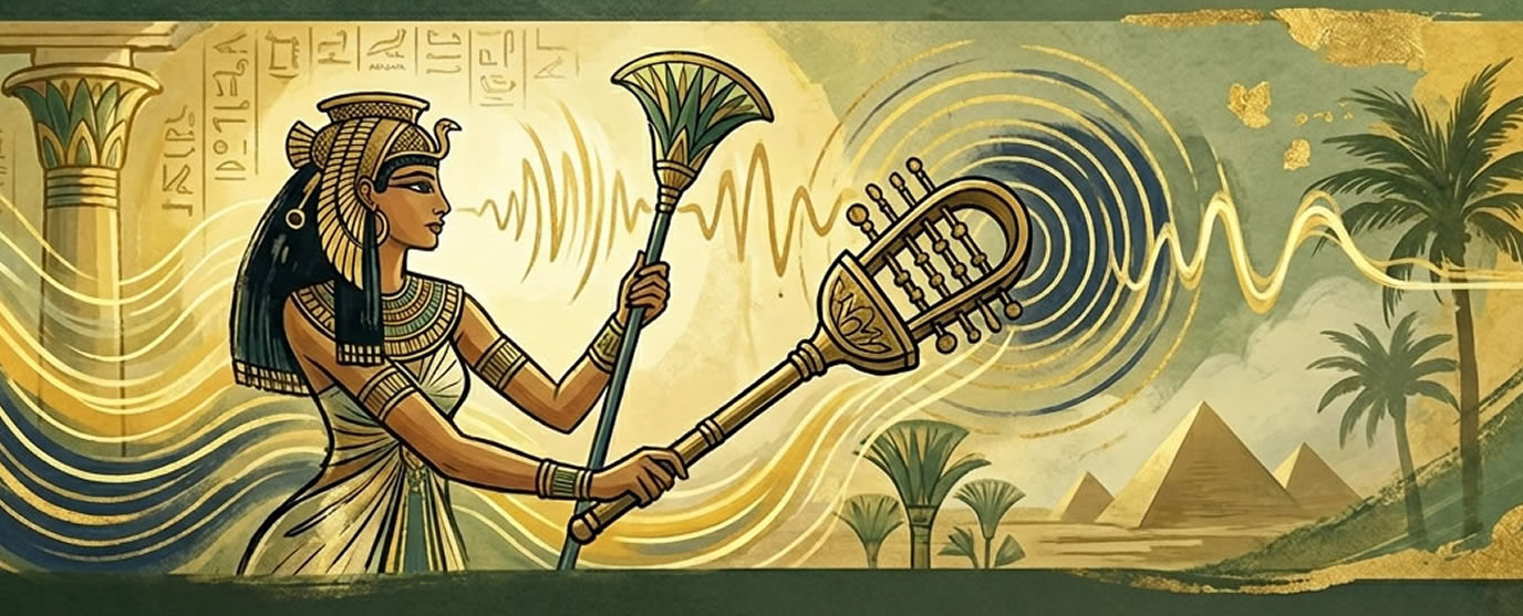 El sonido y las frecuencias como herramientas de sanación en el Antiguo Egipto